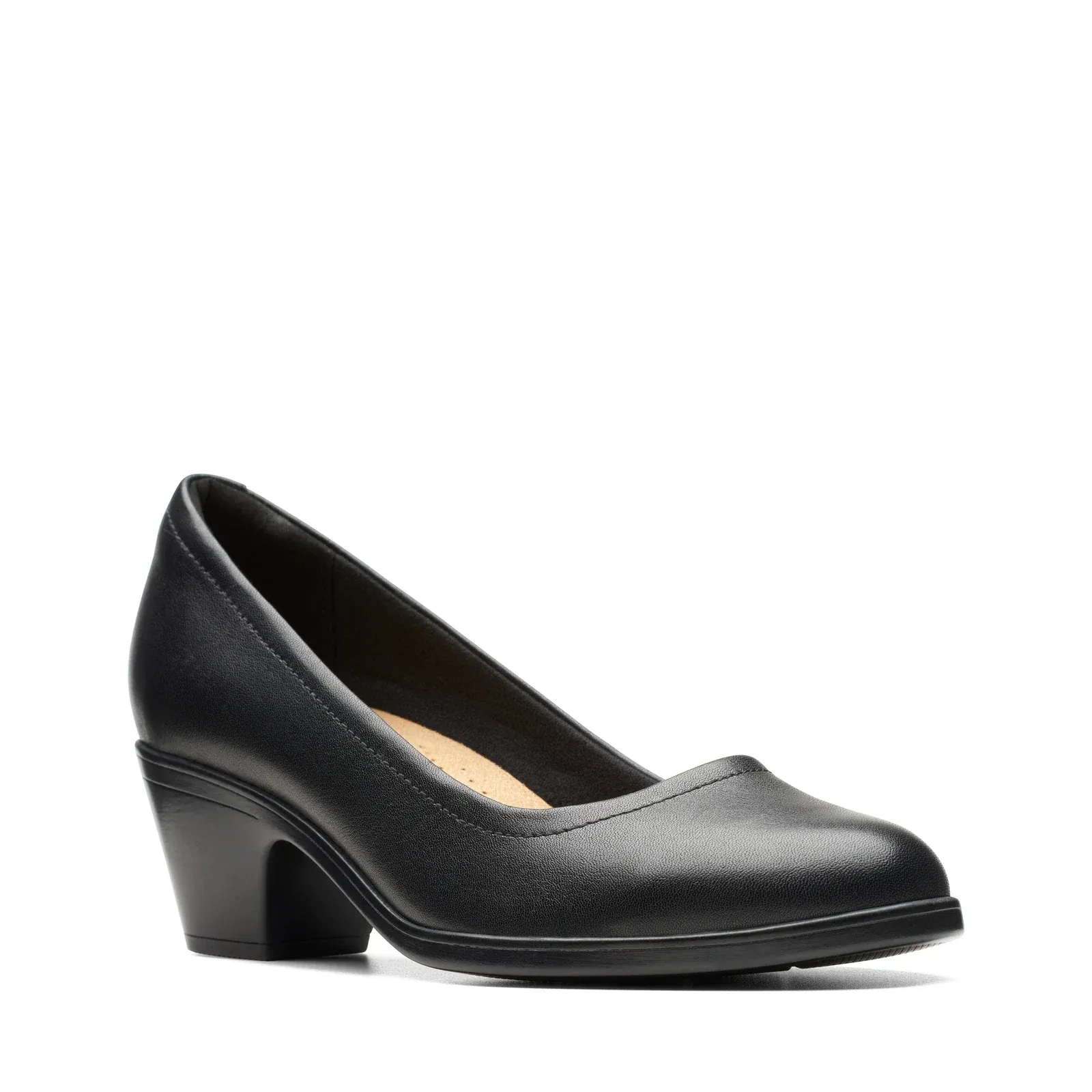 Clarks Women's Emily 2 Ruby Pumps- Black - Image 5