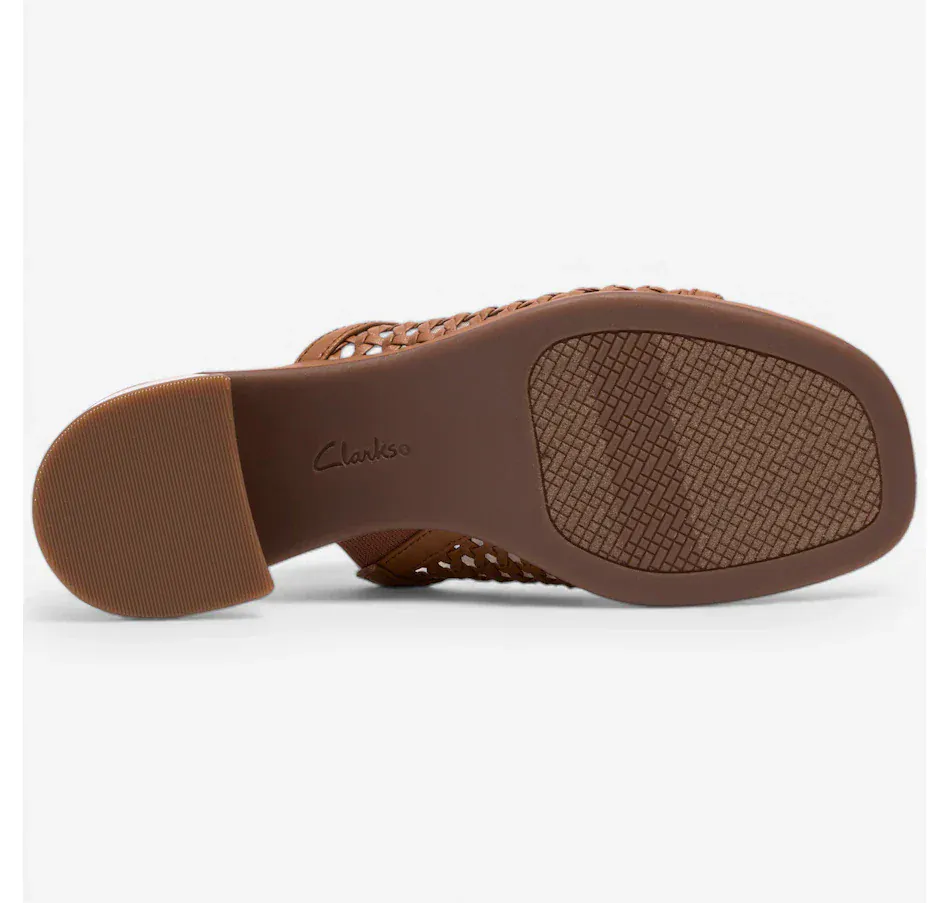 Clarks Women's Jaylan Slide Heels- Tan Leather - Image 6