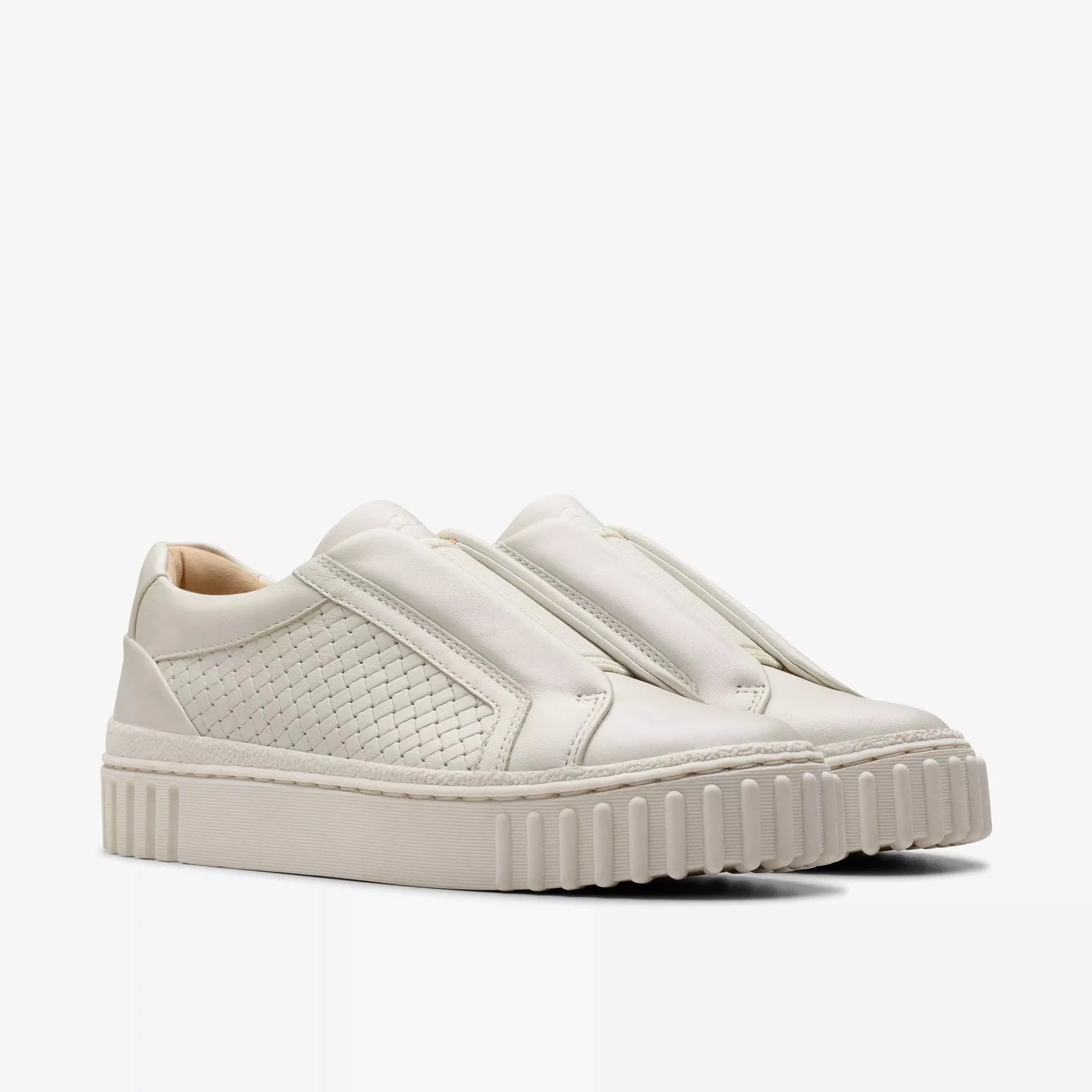 Clarks Women's Mayhill Bay Shoes- Off White - Image 4