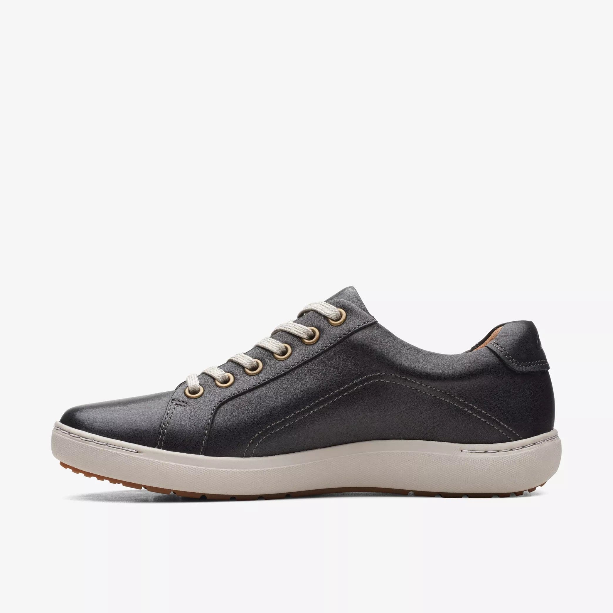 Clarks Women's Nalle Lace Sneakers- Black Leather - Image 2