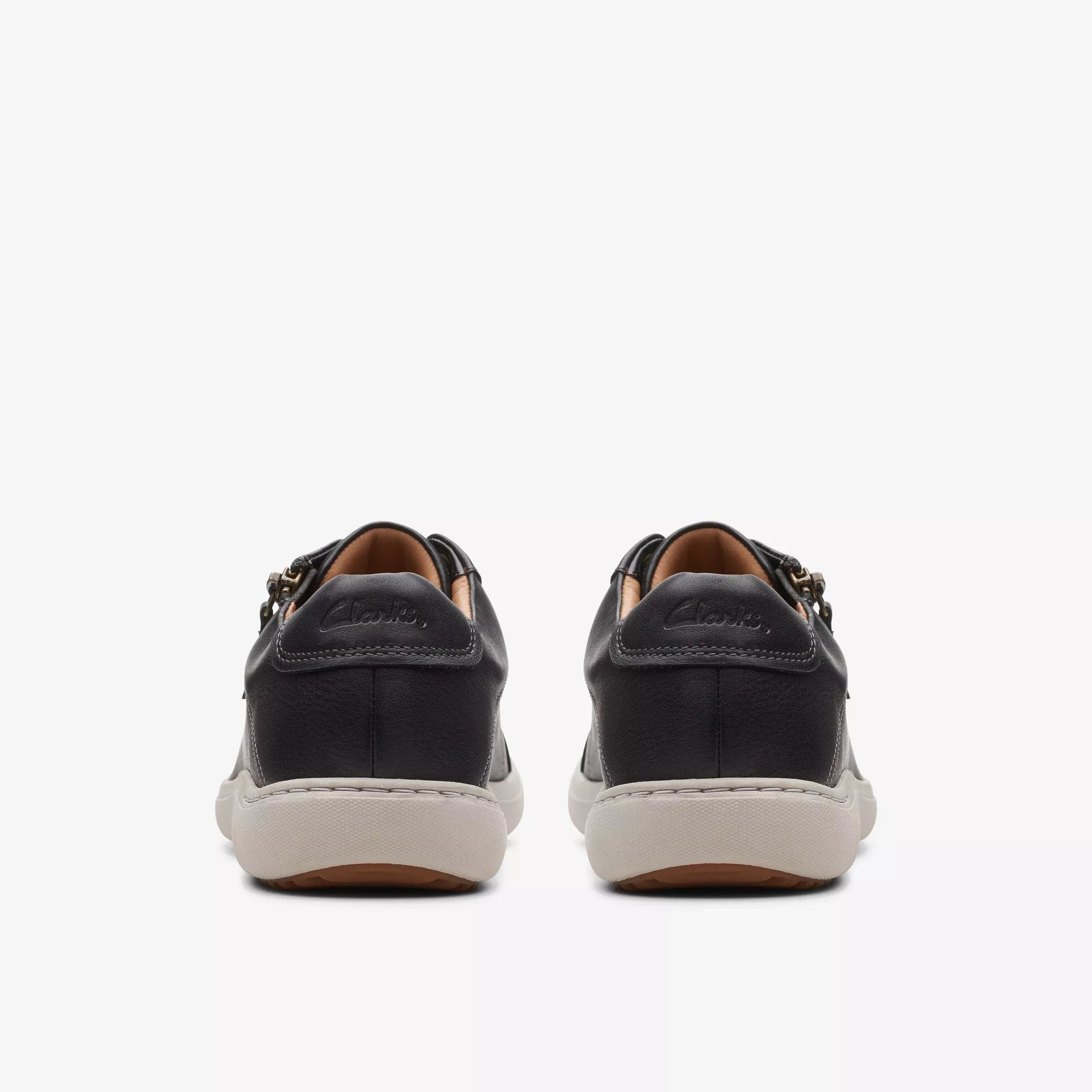 Clarks Women's Nalle Lace Sneakers- Black Leather - Image 6
