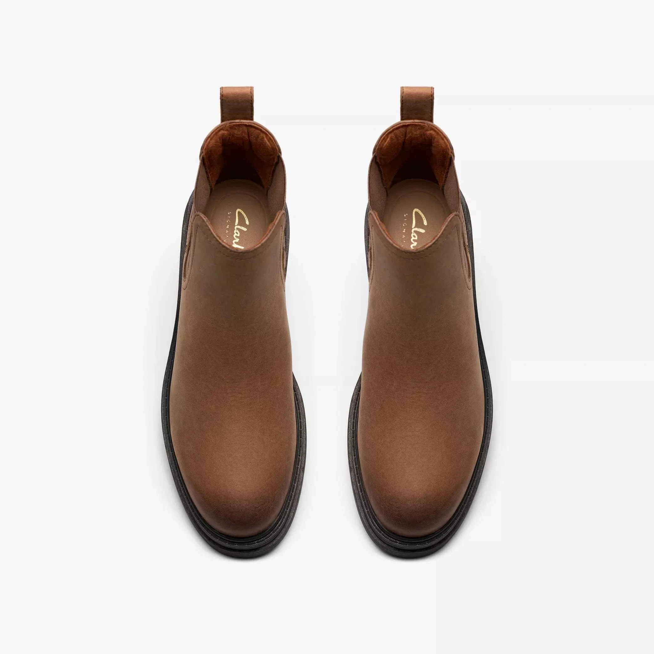 Clarks Women's Orinoco3 Lane Chelsea Boots- Walnut Leather - Image 3
