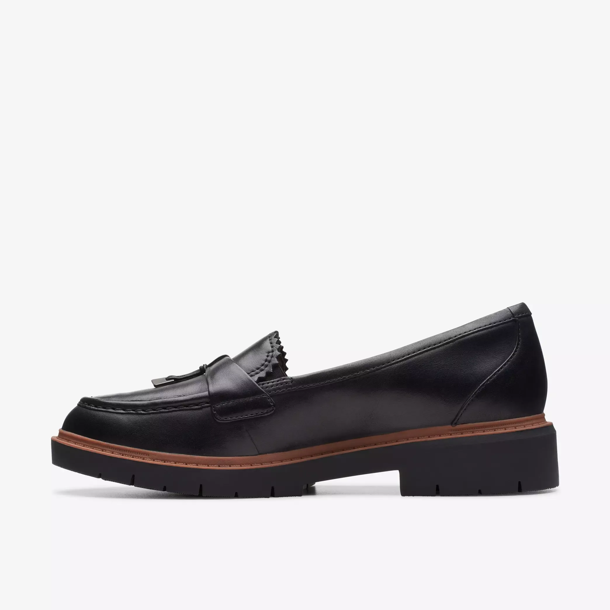 Clarks Women's Westlynn Bella Loafers- Black Leather - Image 2