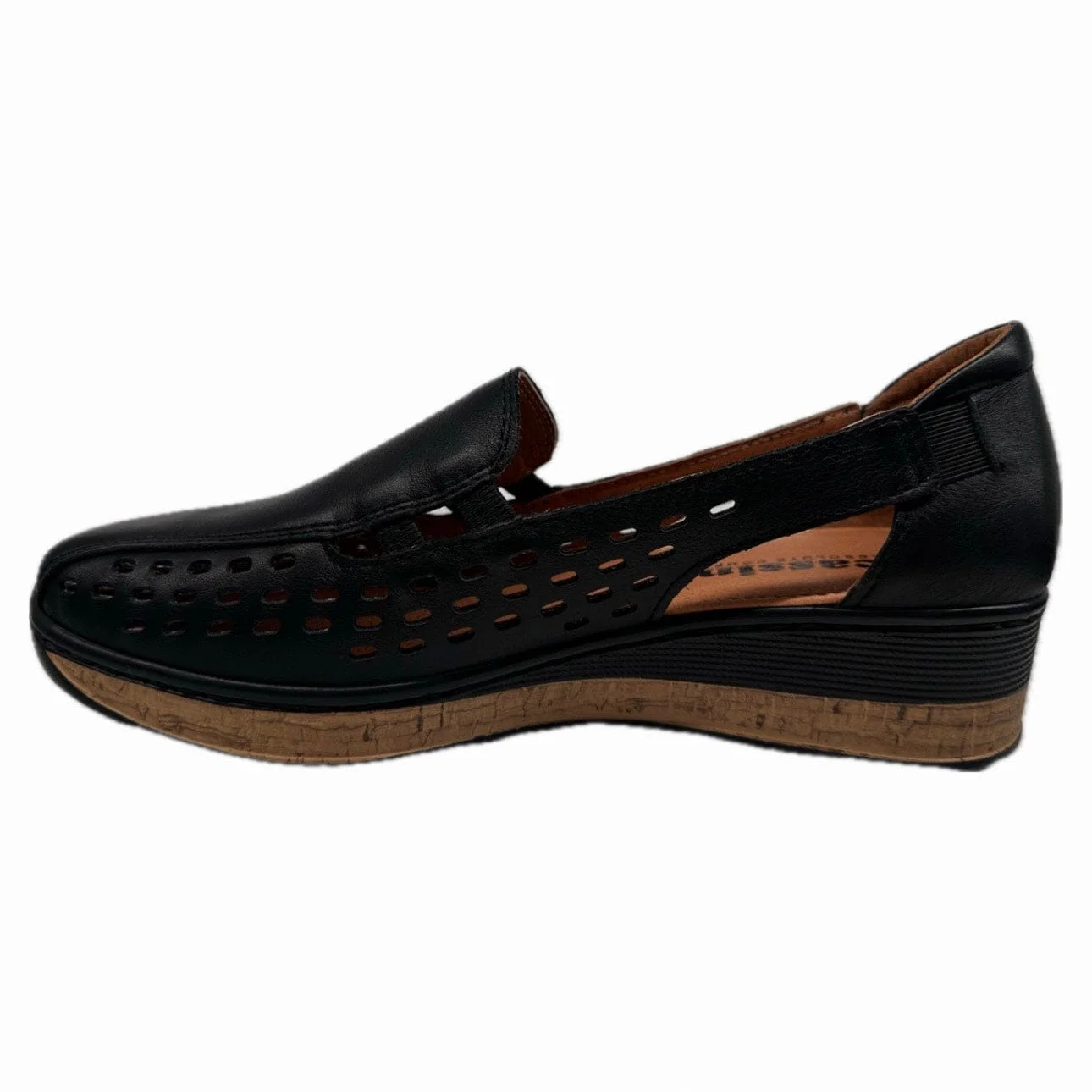 Cassini Women's Mindy Slip On Loafers- Black - Image 3