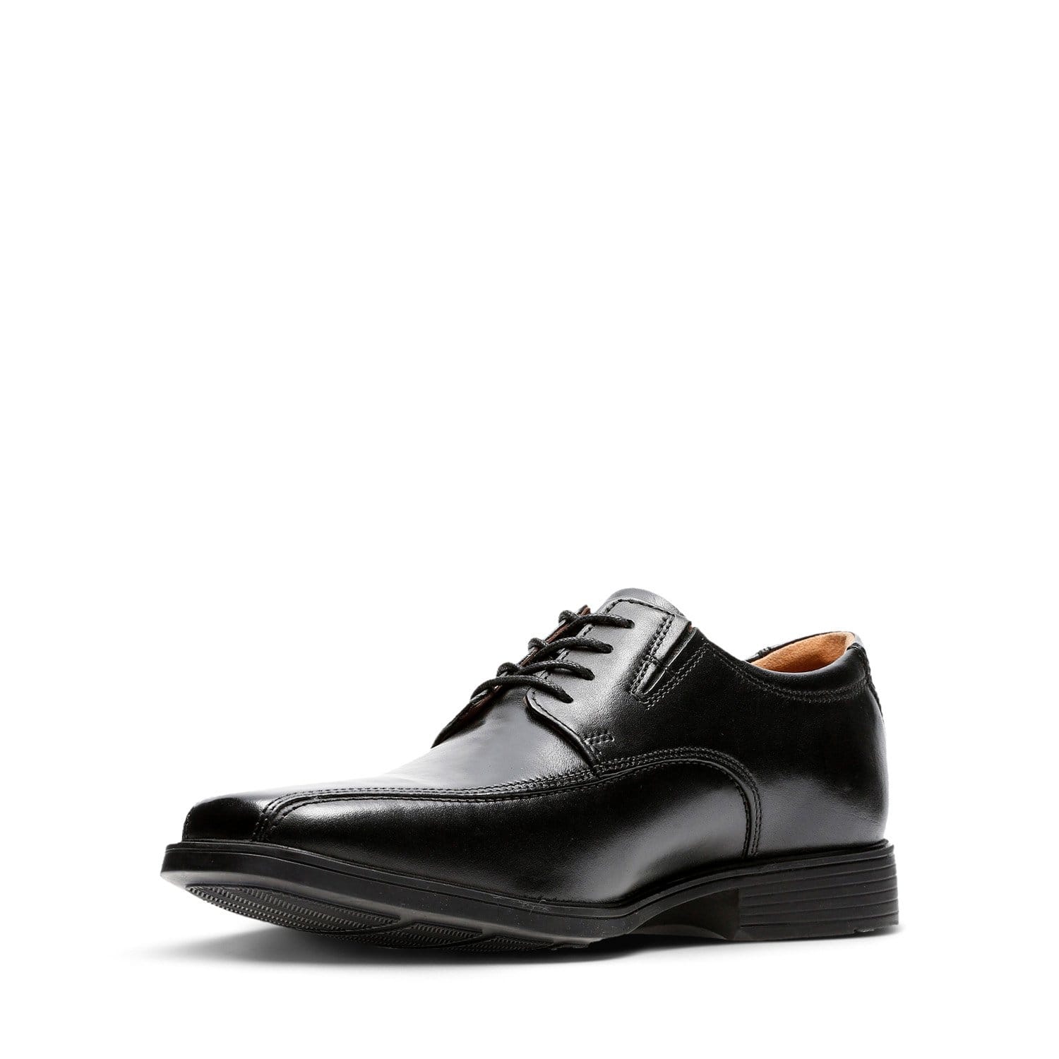 Clarks Men's Tilden Walk Lace Dress Shoes- Black Leather - Image 3