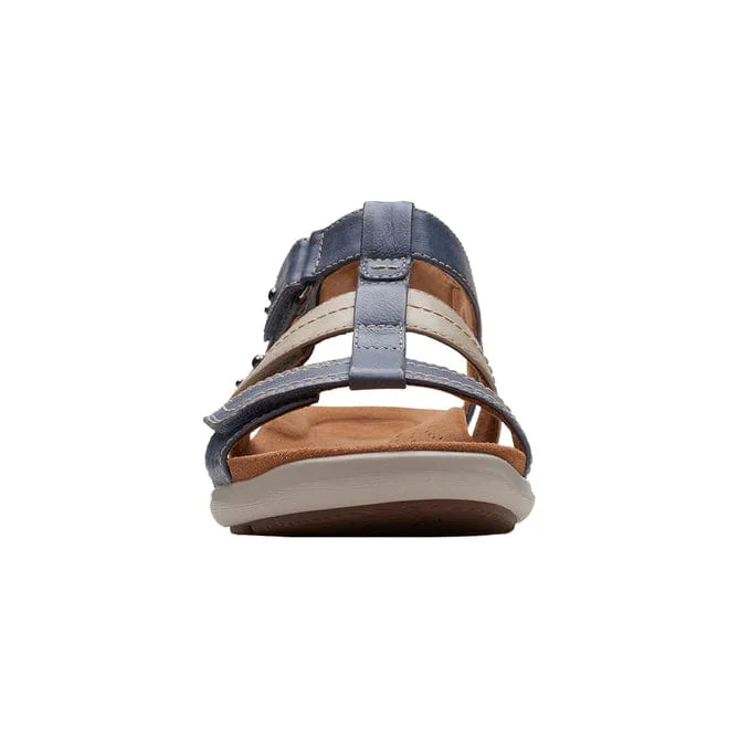Clarks Women's Kitly Step Sandals- Denim Combi - Image 3