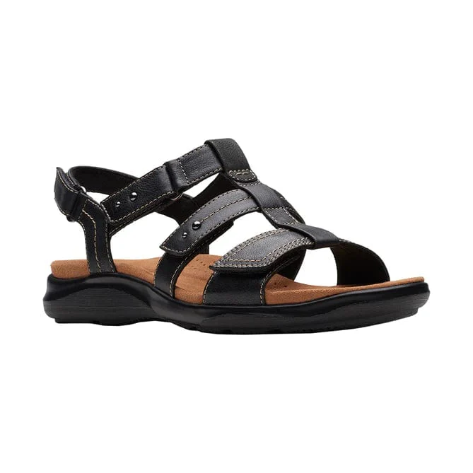 Clarks Women's Kitly Step Sandals- Black - Image 2