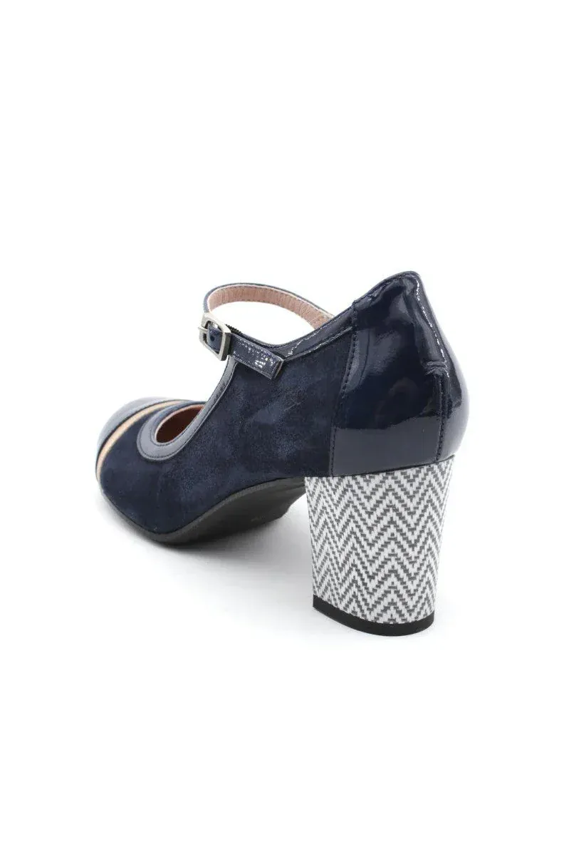 Dorking Women's Rodin Pumps- Negro/Antracita - Image 4