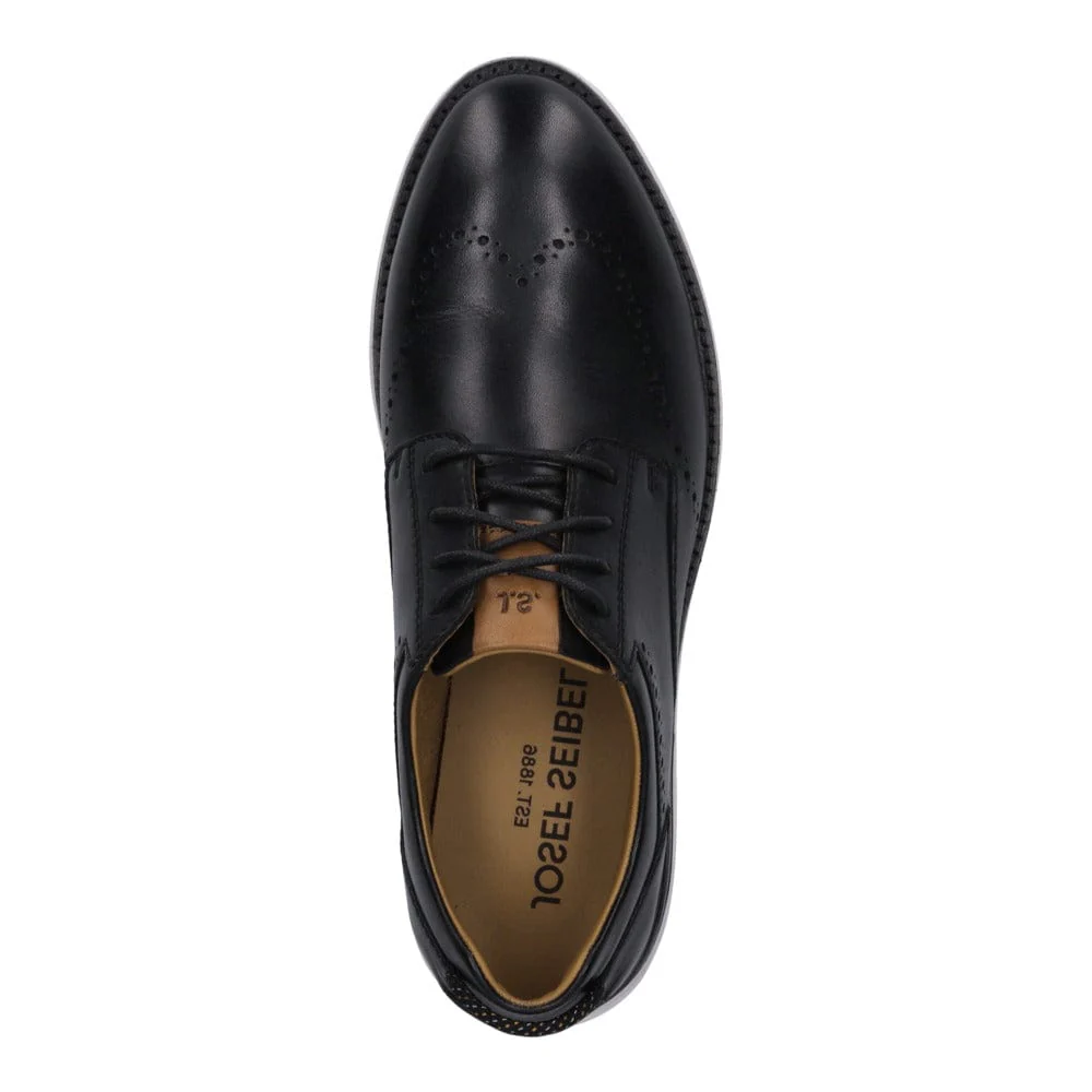 Josef Seibel Men's Finley 02 Dress Shoes- Black - Image 5