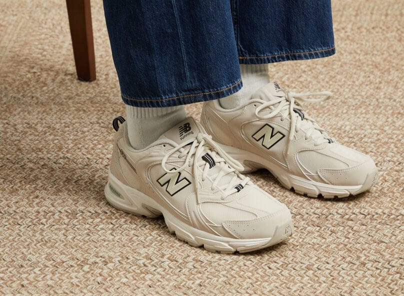 New Balance Unisex 530 Sneakers- Moonbeam/Sea Salts - Image 5