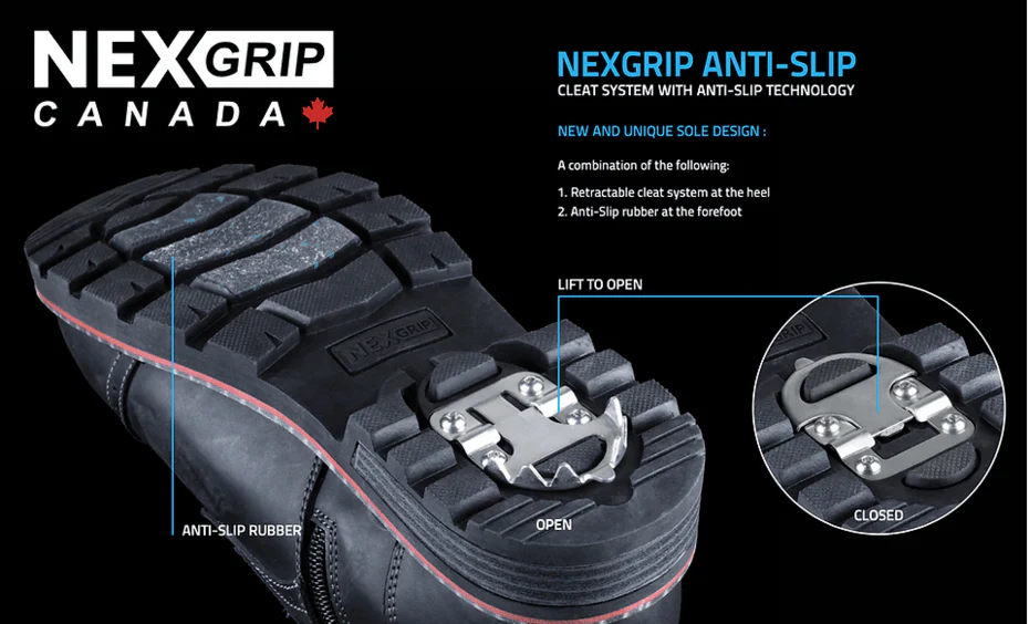 NexGrip Canada Women's Ice Kim 4.0 Boots- Navy - Image 3