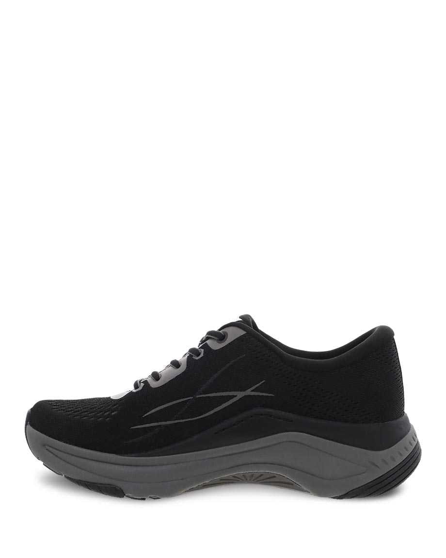 Dansko Women's Pace Mesh Walking Shoes- Black/ Grey - Image 3