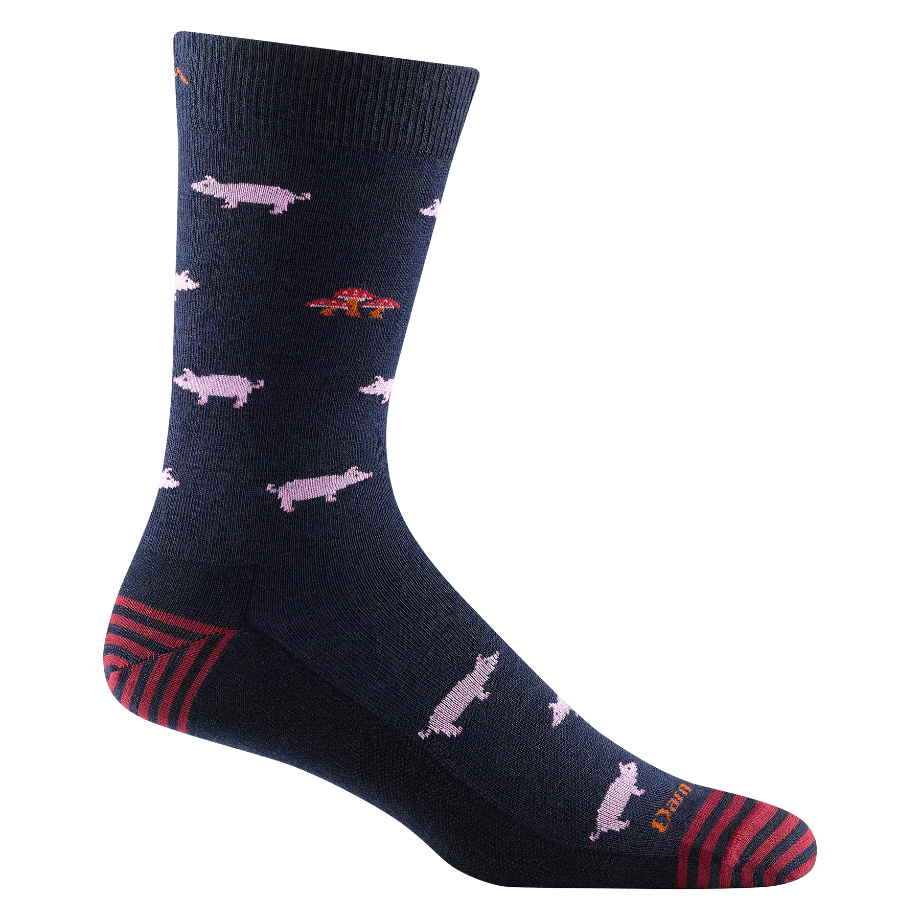 Darn Tough Unisex Crew Lifestyle Socks- Truffle Hog