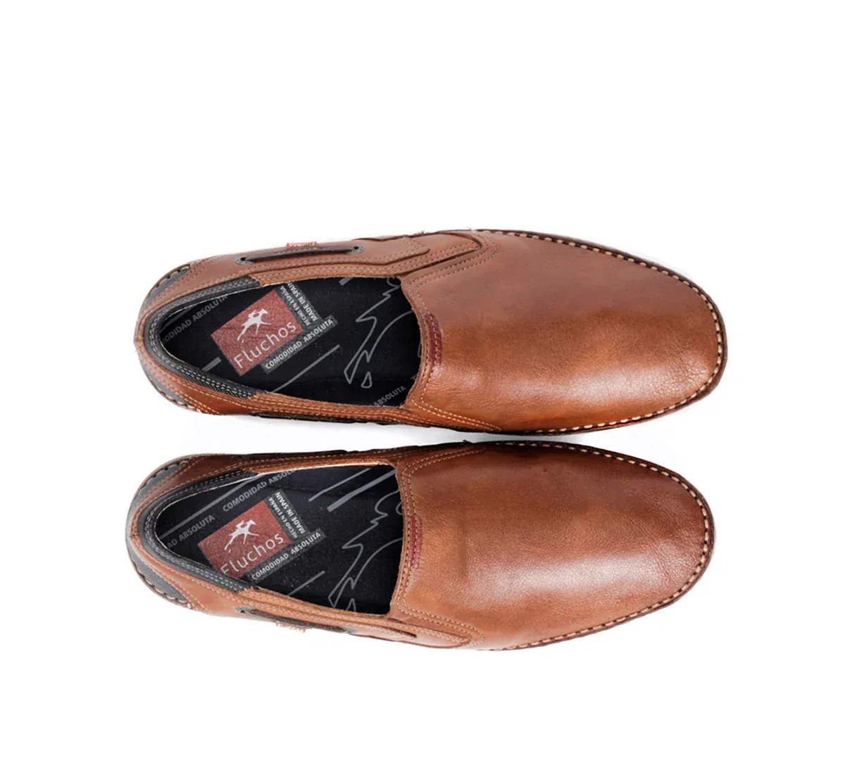 Fluchos Men's Mariner Tornado Deck Shoes- Placa Cuero - Image 4
