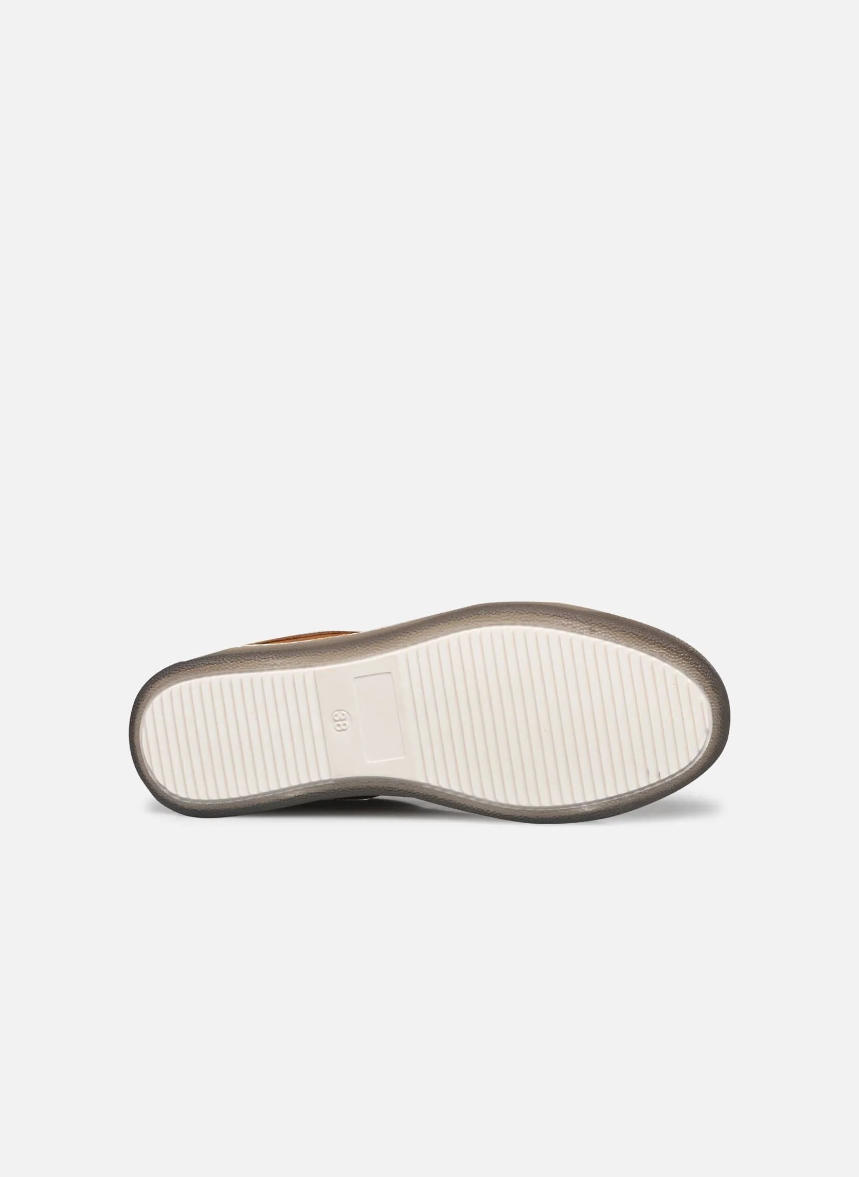 Dorking Women's Karen Lace & Zip Sneakers- Cuero/ Blanco - Image 4