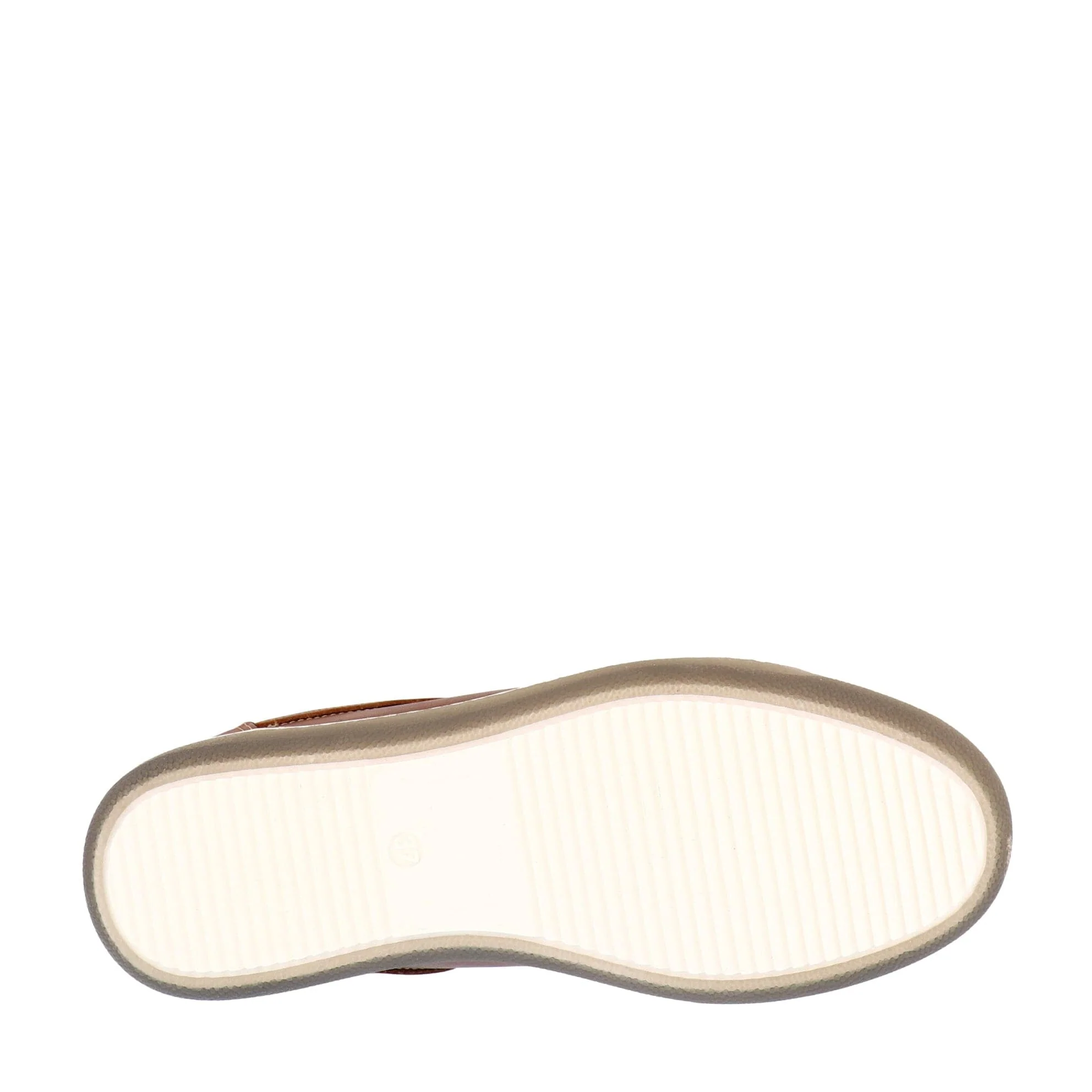 Dorking Women's Karen Lace & Zip Sneakers- Cuero/ Blanco - Image 5