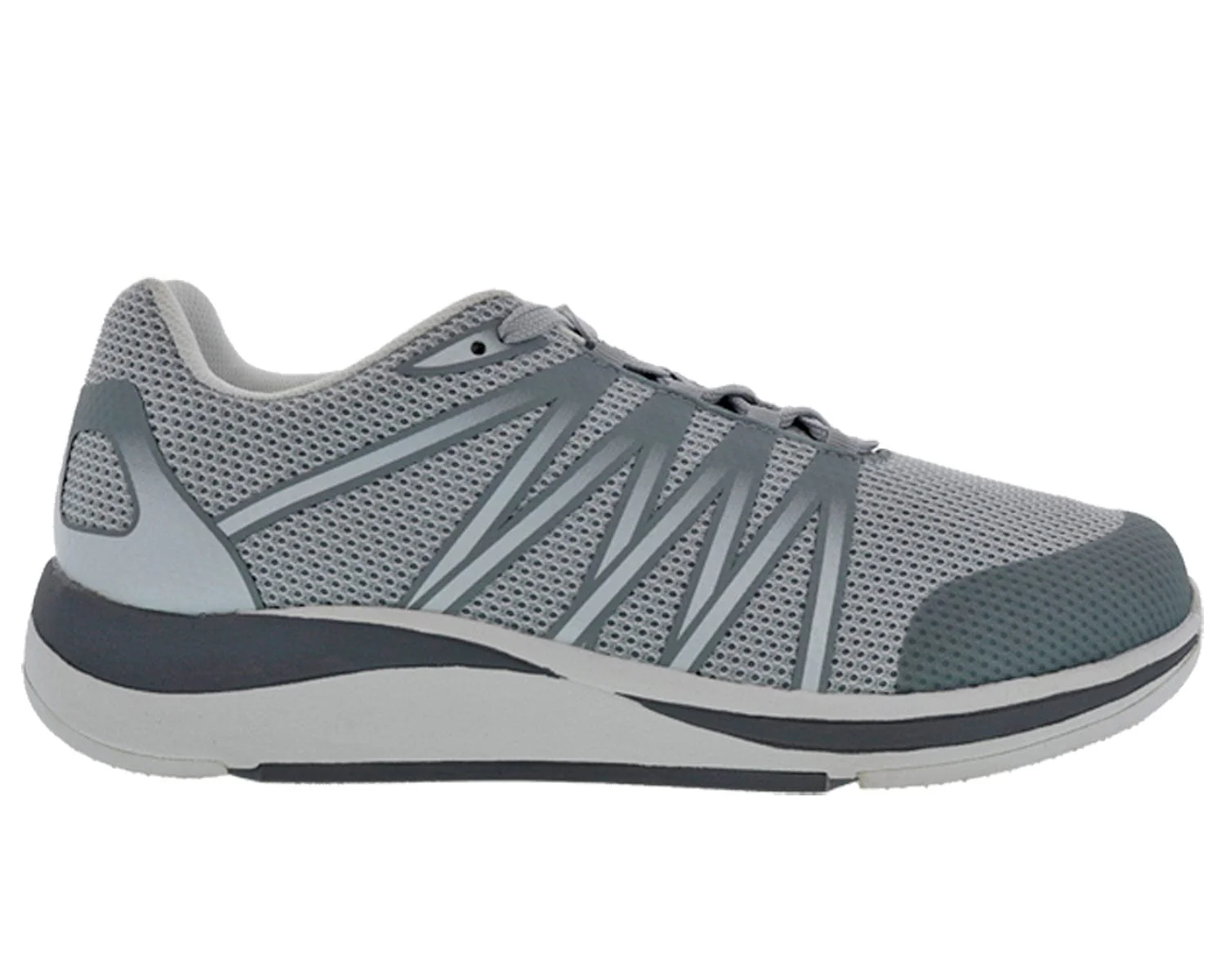 Drew Men's Player Shoes- Grey Mesh Combo - Image 2