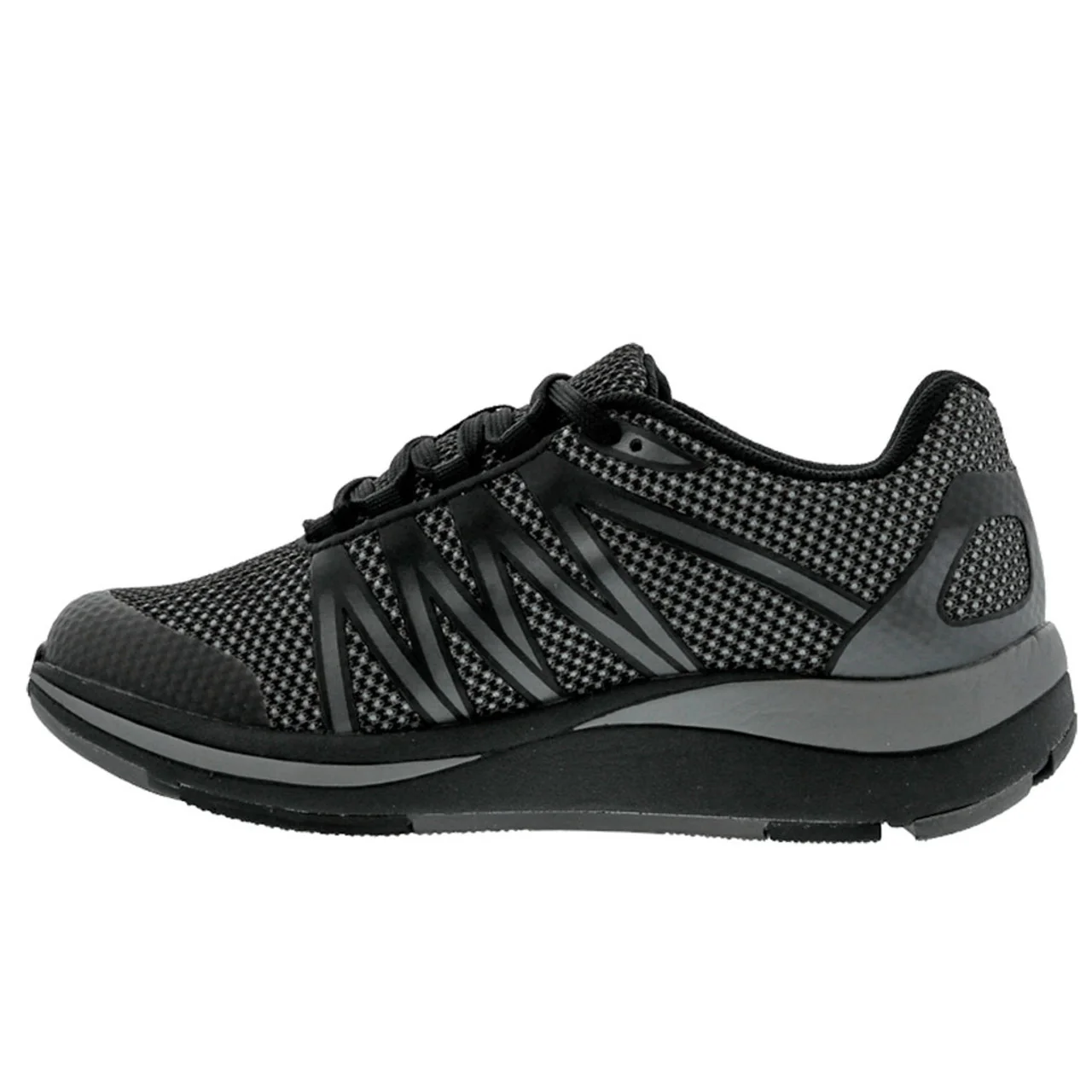 Drew Women's Balance Shoes- Black Mesh Combo - Image 3