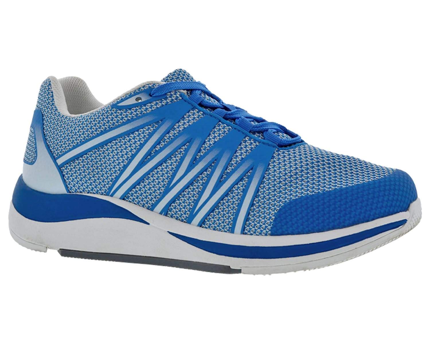 Drew Women's Balance Walking Shoes- Blue Mesh Combo - Image 2