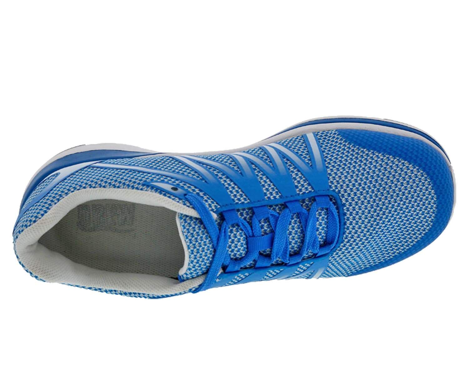 Drew Women's Balance Walking Shoes- Blue Mesh Combo - Image 3