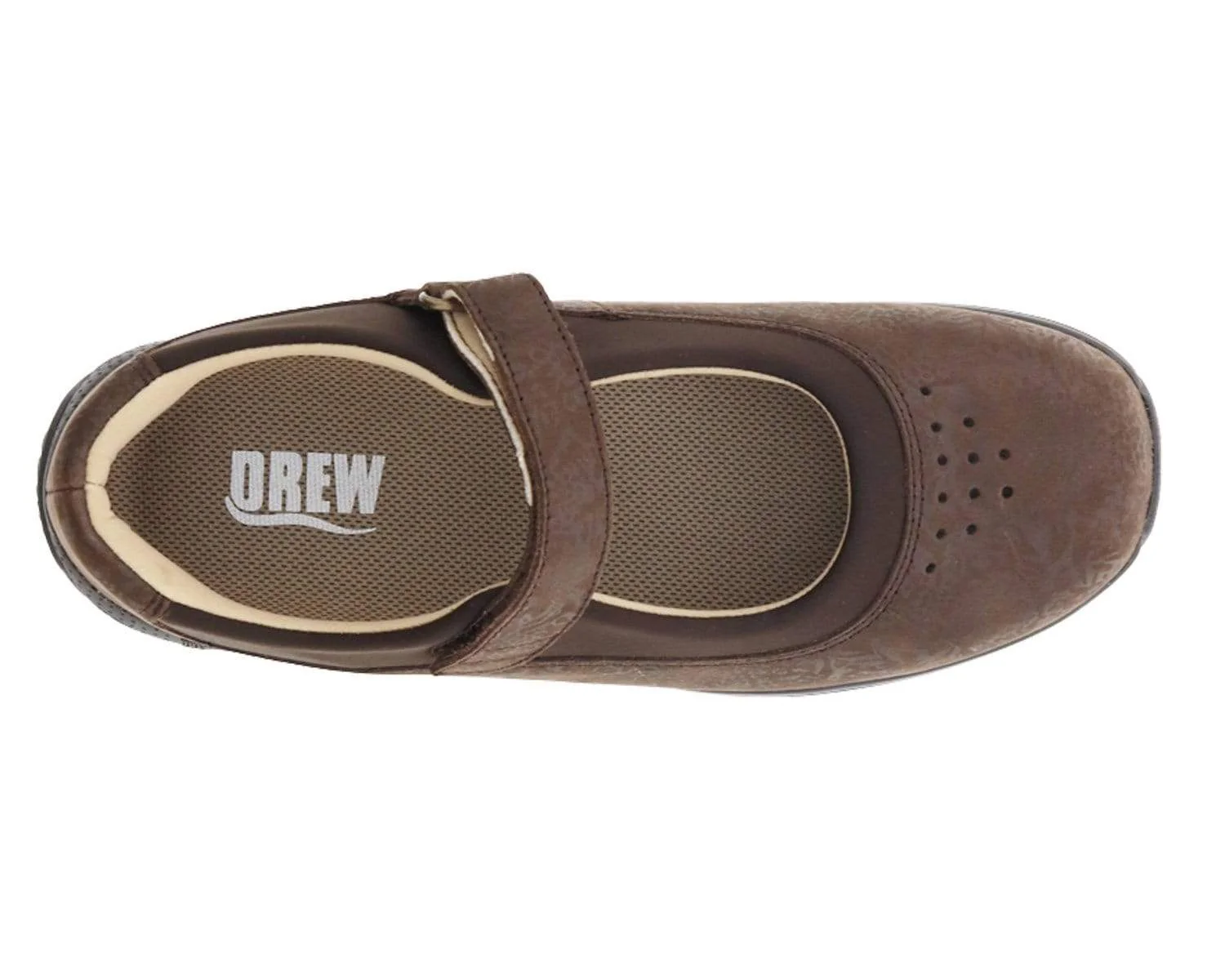 Drew Women's Rose Mary Janes- Brown Foil - Image 3