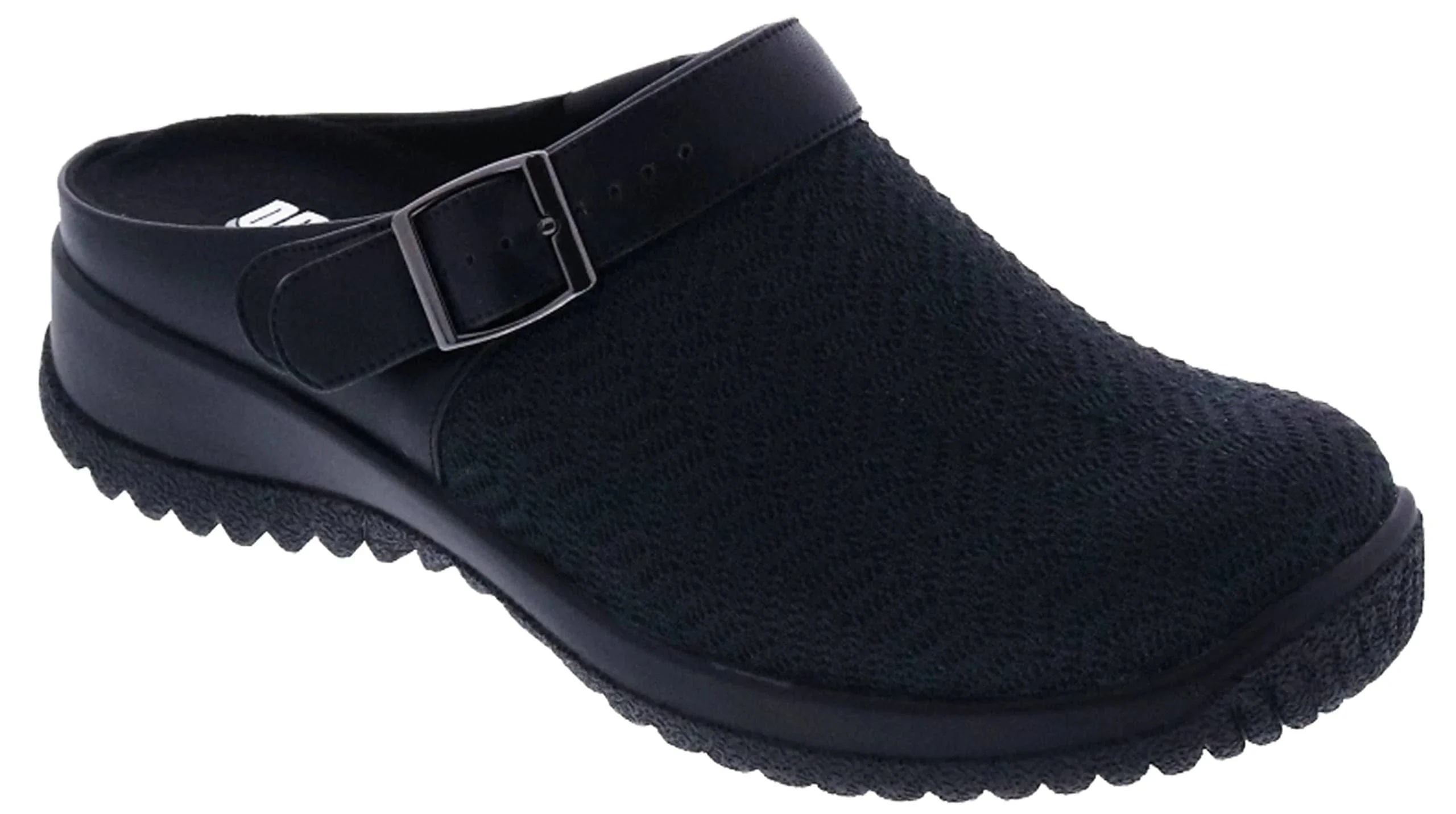 Drew Women's Savannah Clogs- Black Stretch - Image 4