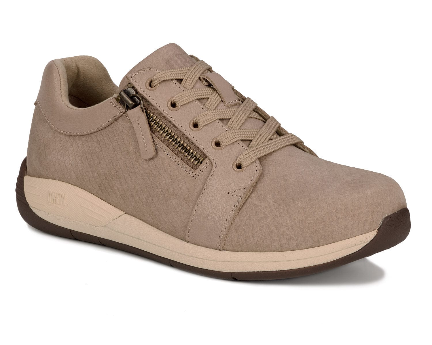 Drew Women's Tally Athletic Shoes- Taupe Nubuck Combo