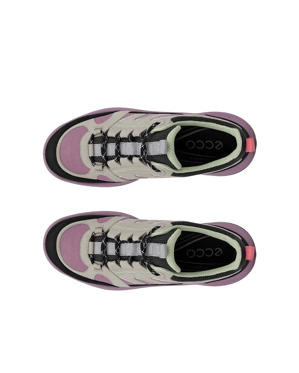 Ecco Women's Offroad Hiking Shoes- Gravel/ Lavender Mist - Image 5