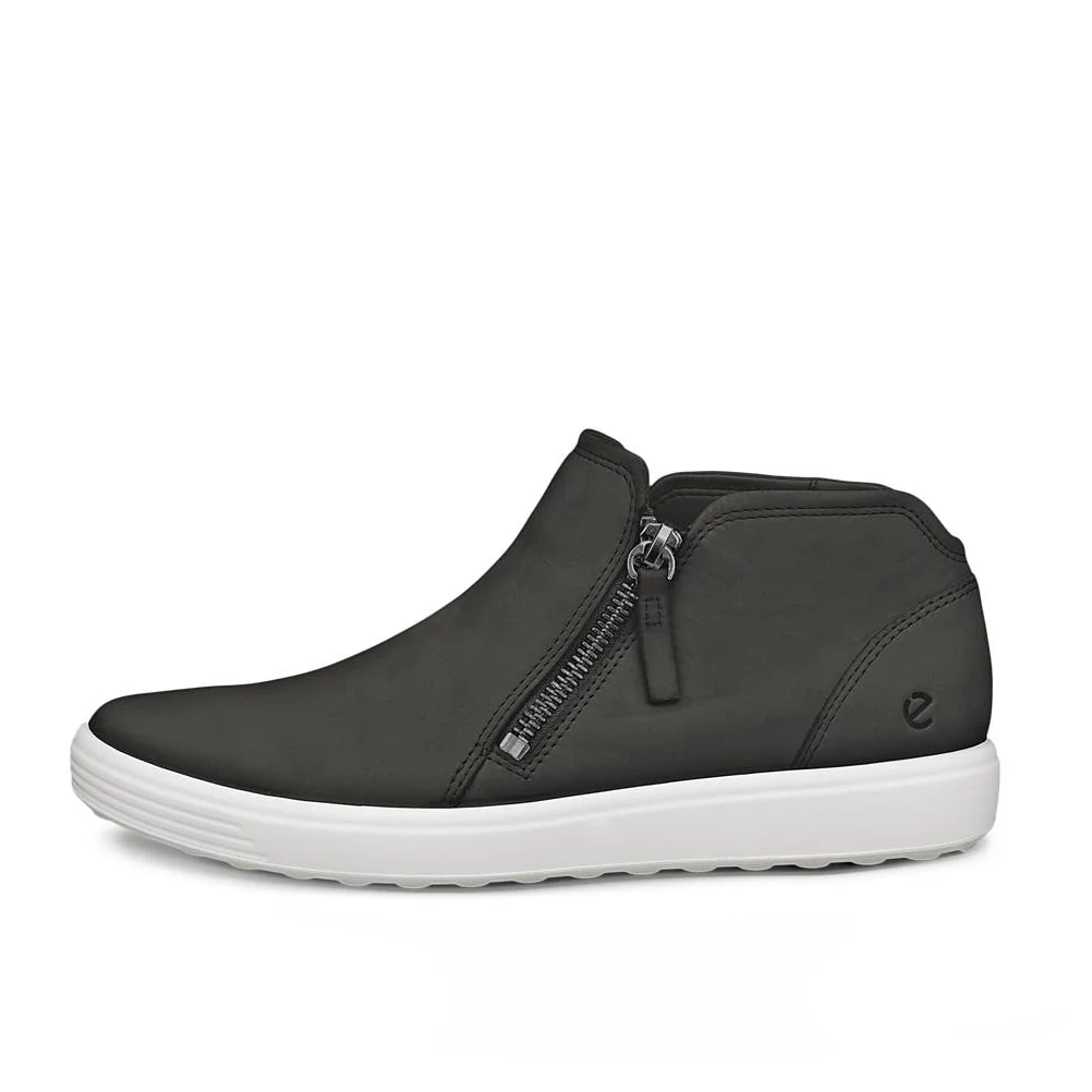 Ecco Women's Soft 7 Low Booties- Black
