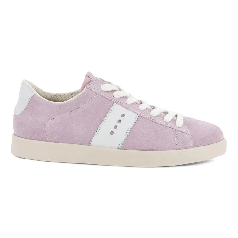 Ecco Women's Street Lite Sneakers- Violet/ White
