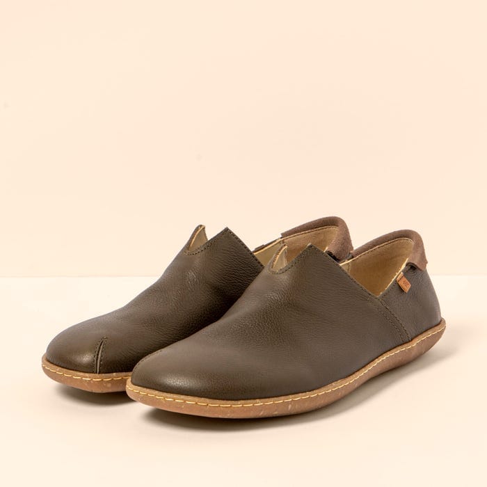 El Naturalista Women's El Viajero Slip Ons- Forest - Image 2