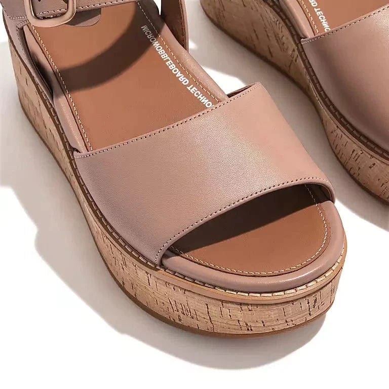 FitFlop Women's Eloise Cork-Wrap Platform Sandals- Pink - Image 8