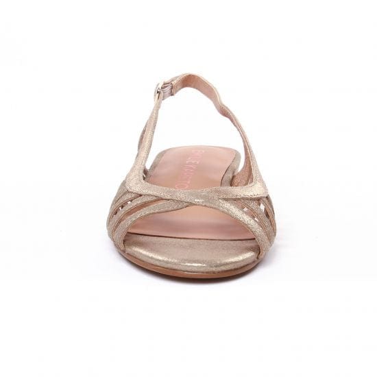 Emilie Karston Women's Lune Ballerina Sandals- Gold - Image 4