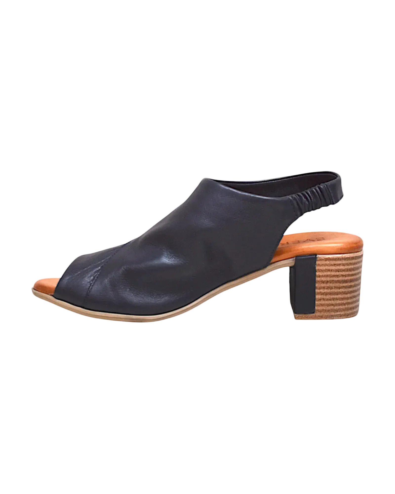 Everly Women's Phoenix 01 Slingback Heels- Navy Marine - Image 4