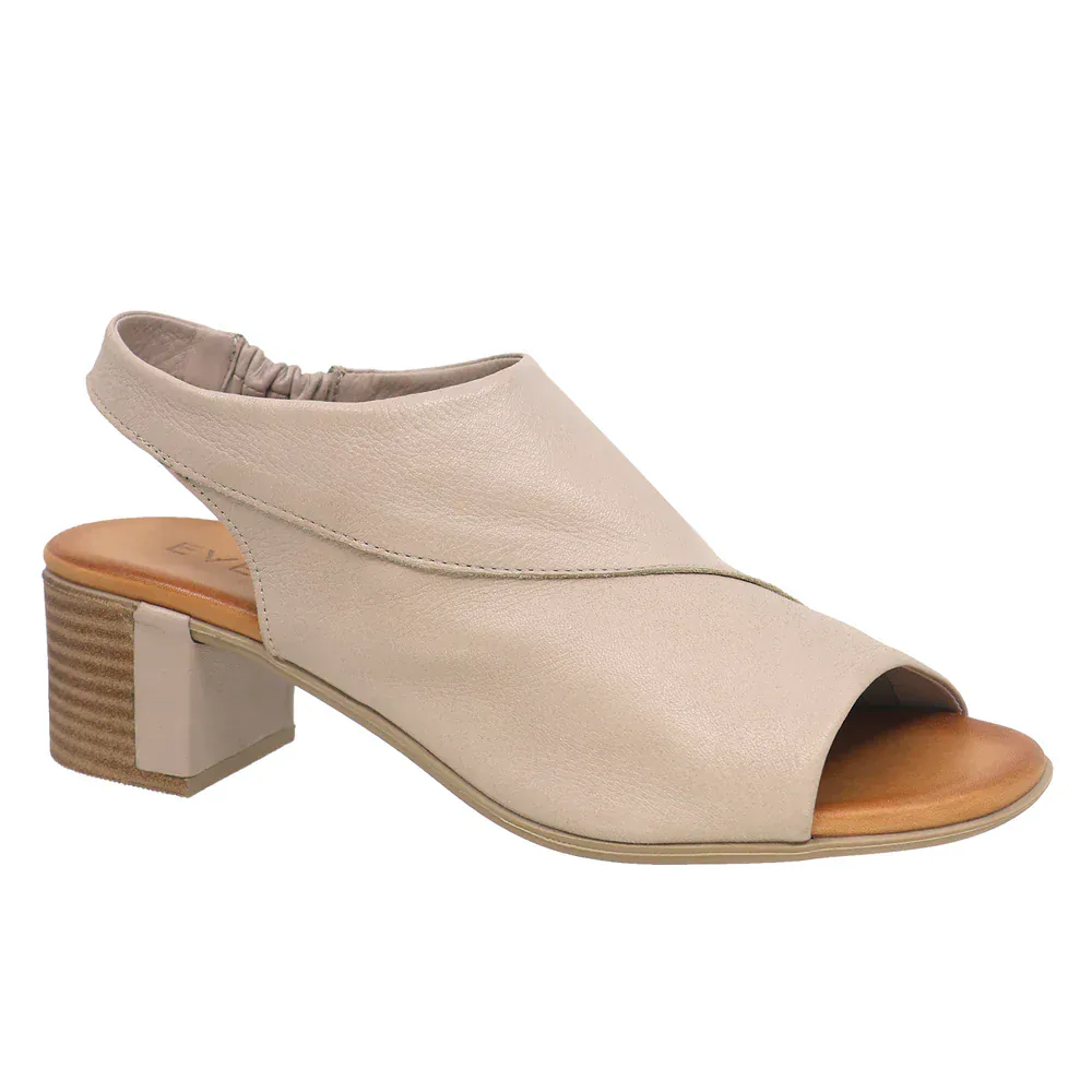 Everly Women's Phoenix 01 Slingback Heels- Silver Grey