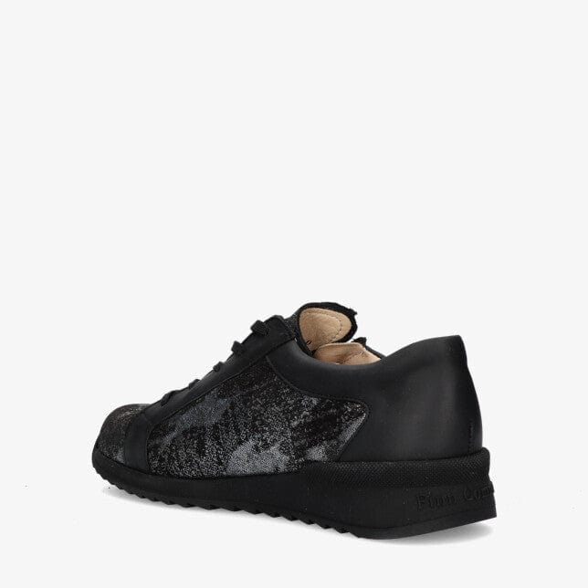 Finn Comfort Women's Barretos Sneakers- Nero Argento - Image 3