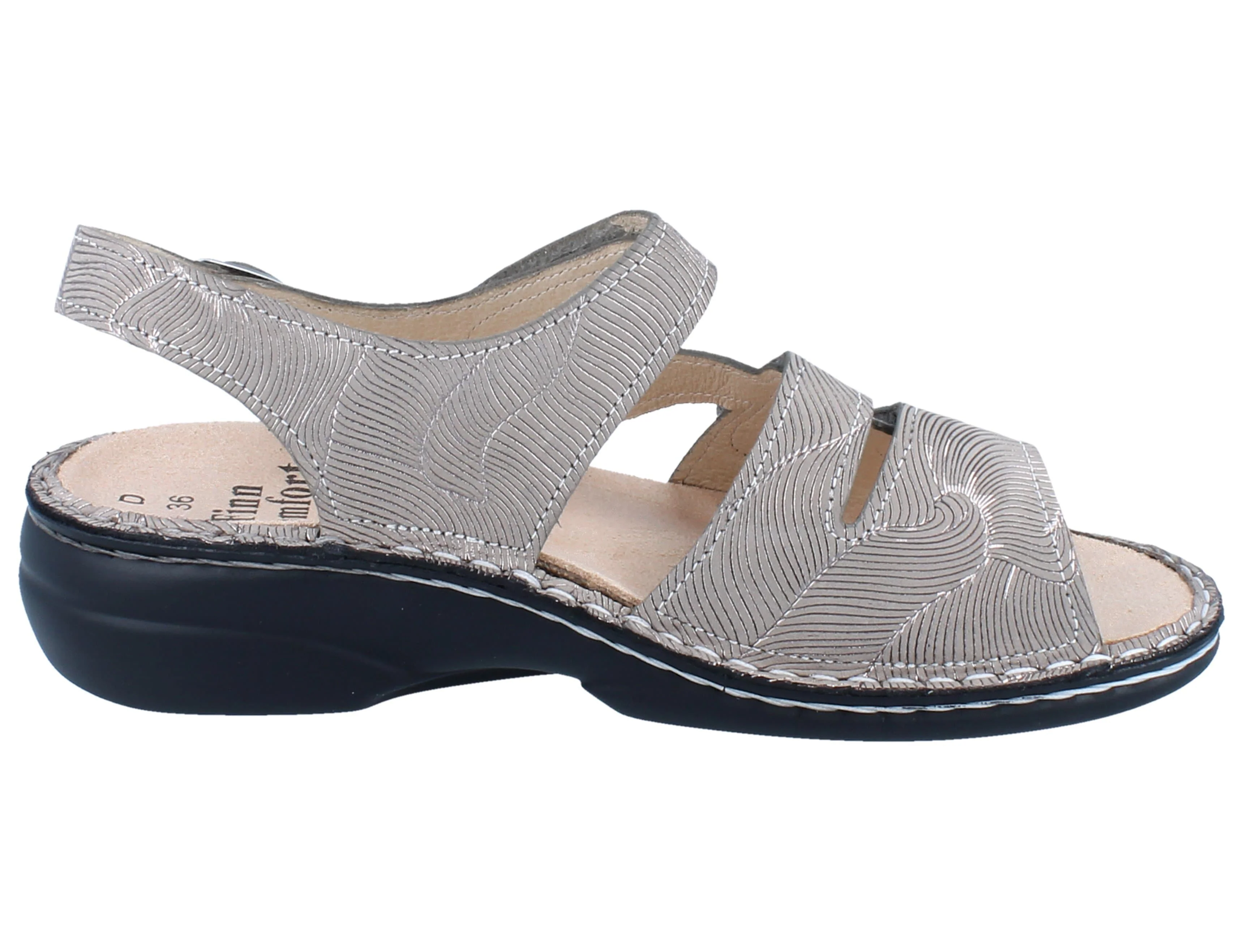 Finn Comfort Women's Gomera Sandals- Storm Sand - Image 3