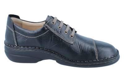 Finn Comfort Women's Lexington Shoes- Plissee Schwarz - Image 4