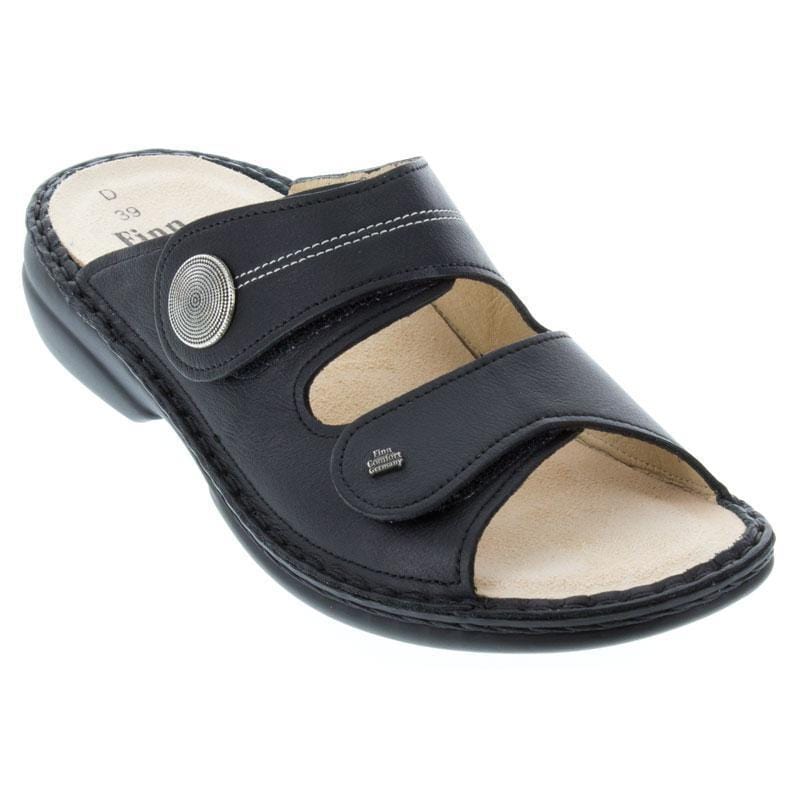 Finn Comfort Women's Sansibar Sandals- Nappaseda Schwarz - Image 2