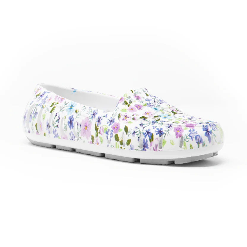 Floafers Women's Posh Driver Loafers- Floral Multi - Image 2