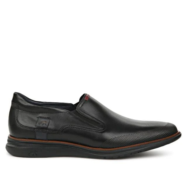 Fluchos Men's Fenix Slip On Loafers- Brezza Negro
