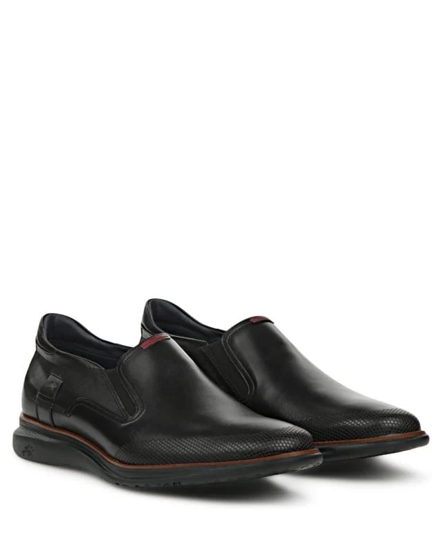 Fluchos Men's Fenix Slip On Loafers- Brezza Negro - Image 2