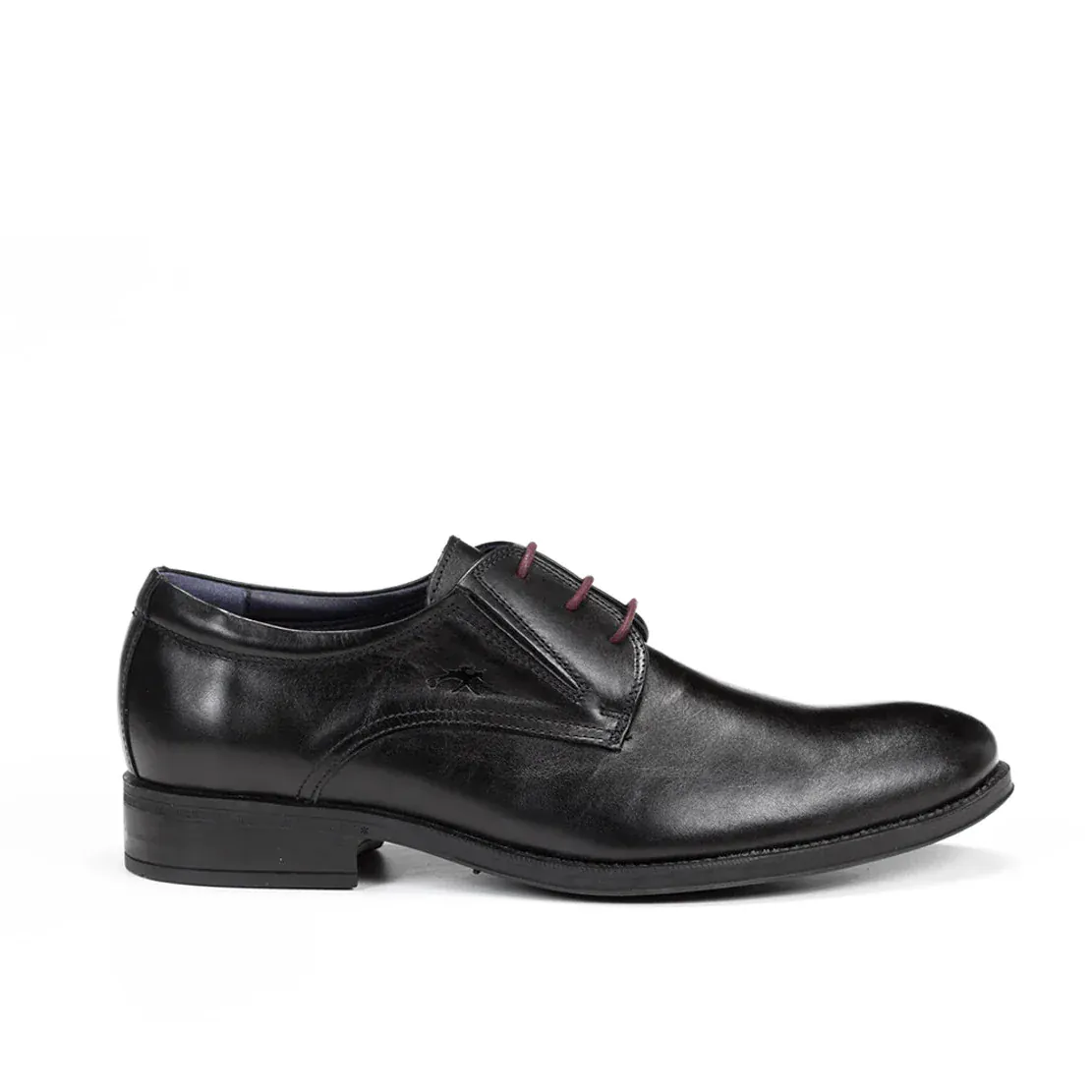 Fluchos Men's Heracles Elastic Split Dress Shoes- Black