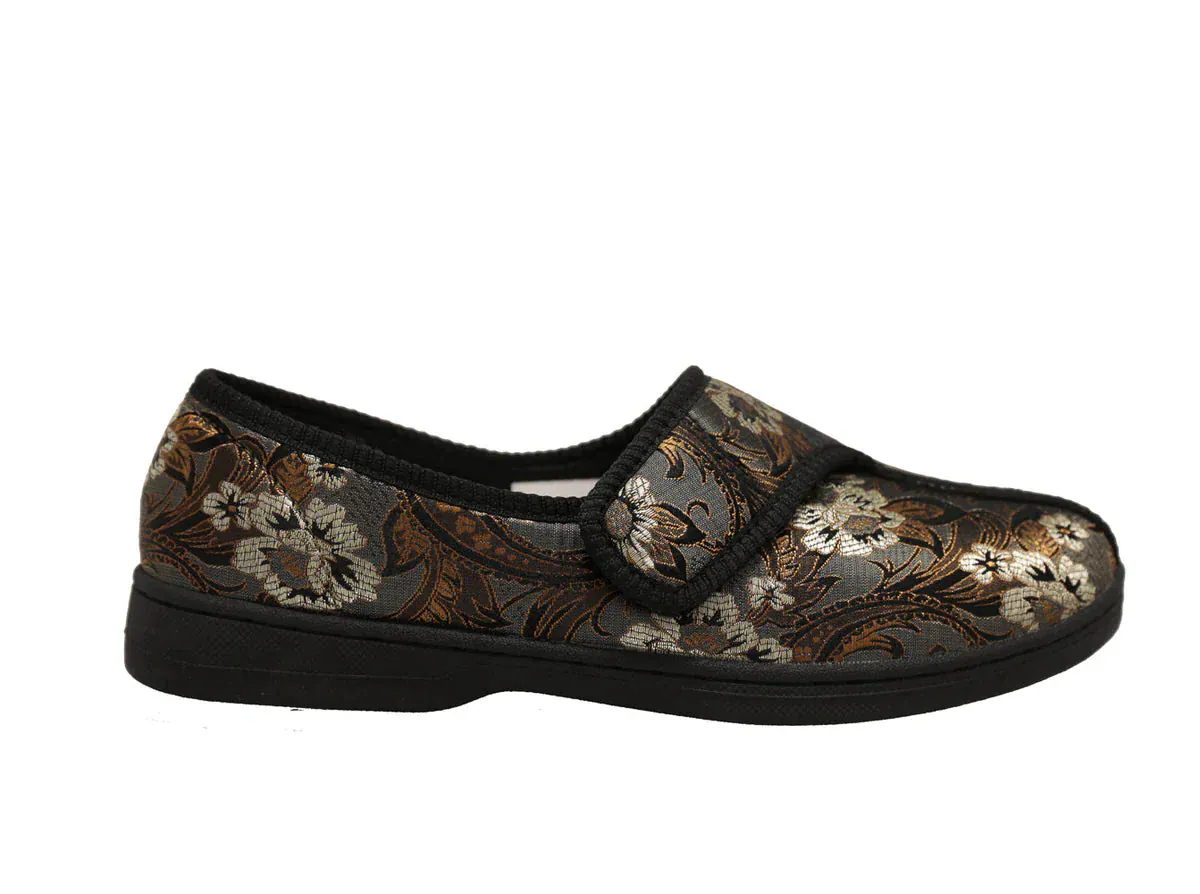 Foamtreads Women's Jewel 2 Slippers- Printed Flower