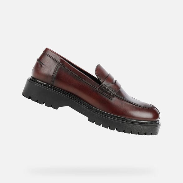 Geox Women's Bleyze Loafers- Bordeaux - Image 2
