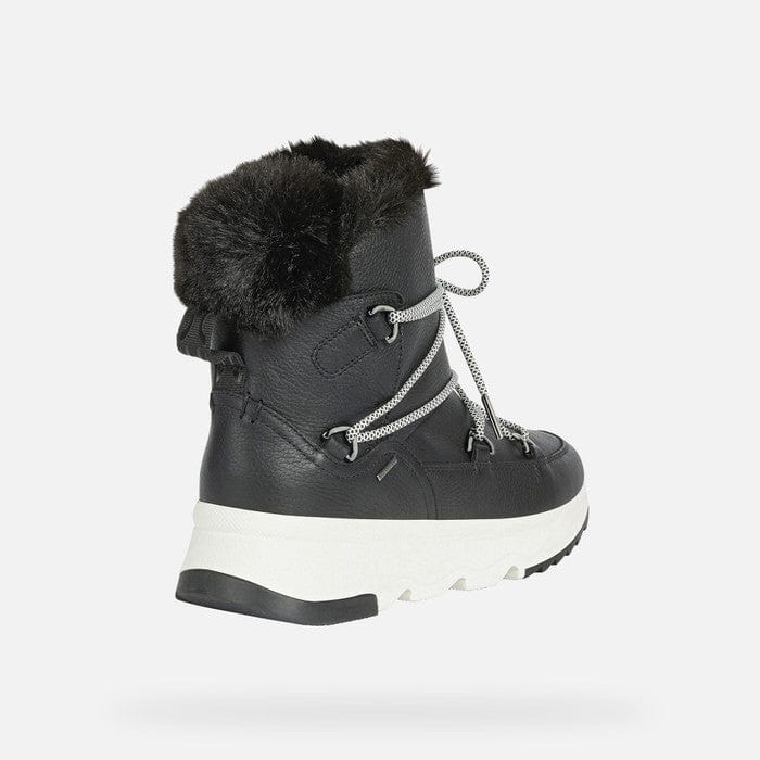 Geox Women's Falena Leather Winter Boots- Black - Image 5