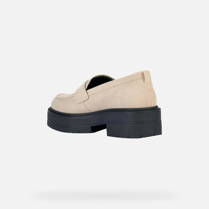 Geox Women's Spherica Platform Loafers- Sand - Image 3
