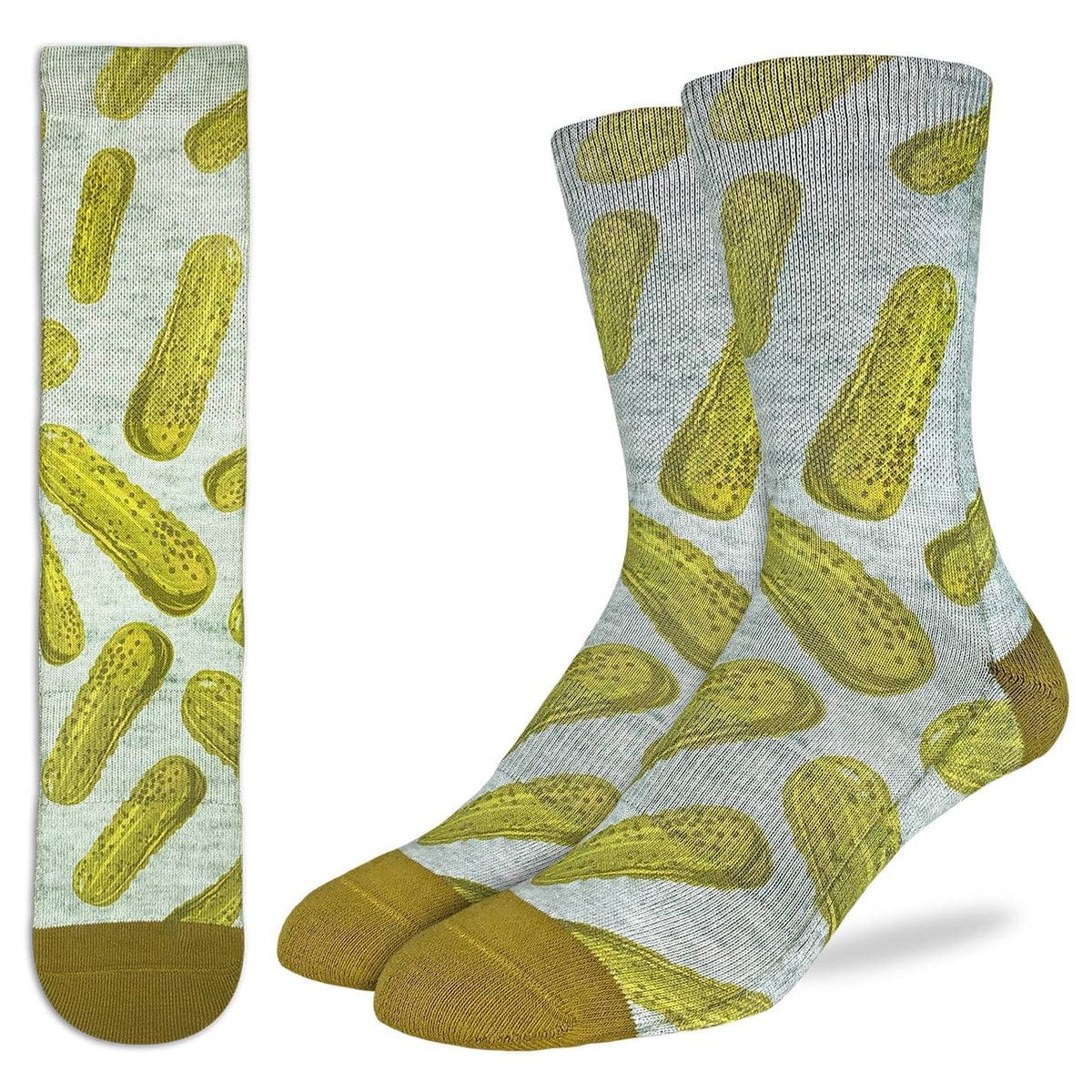 Good Luck Sock Men's Active Fit Socks- Pickles