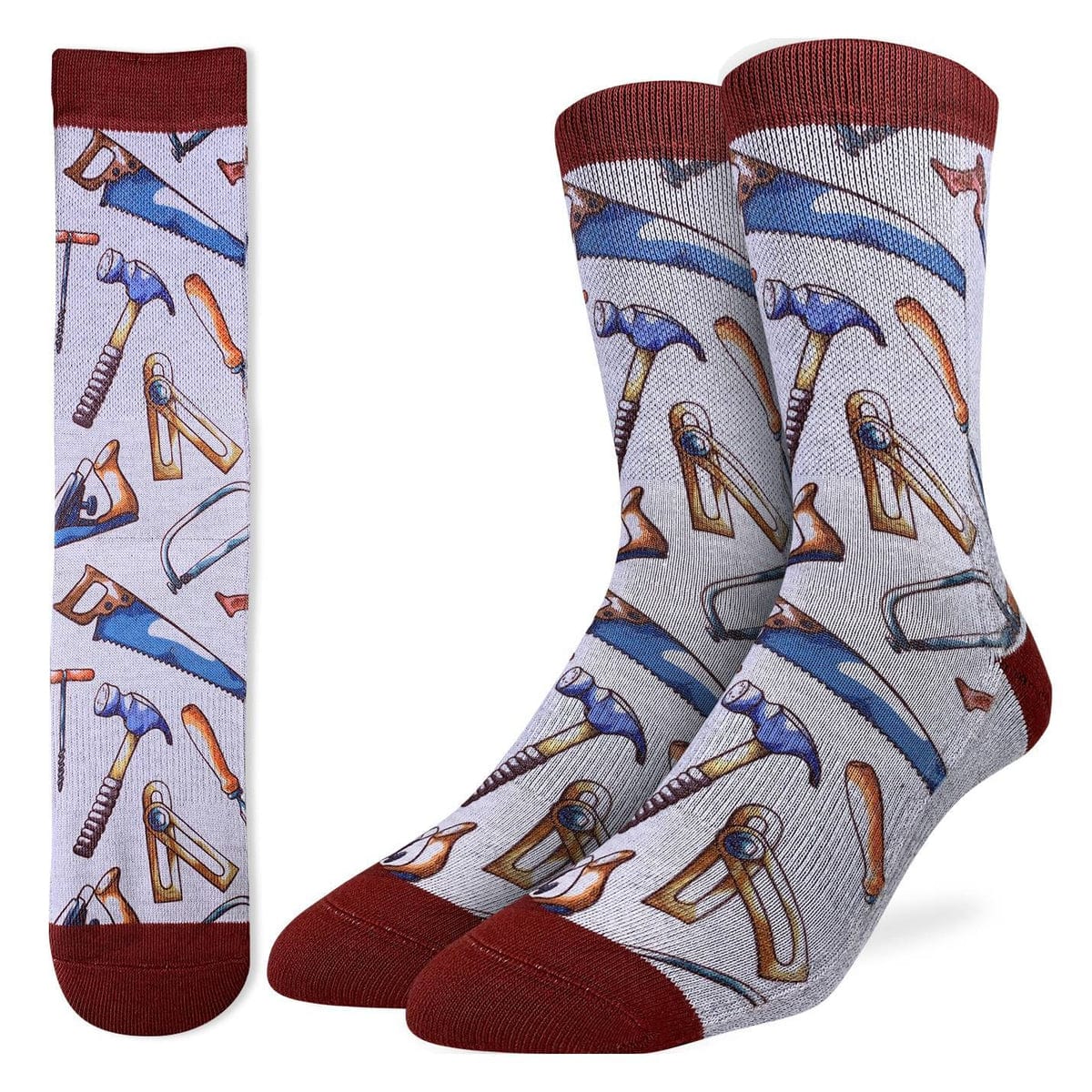 Good Luck Sock Men's Active Fit Socks- Tools
