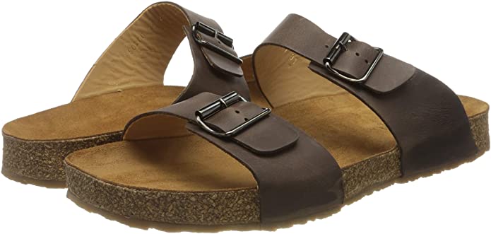 Haflinger Unisex Andrea Sandals- Habana Brown